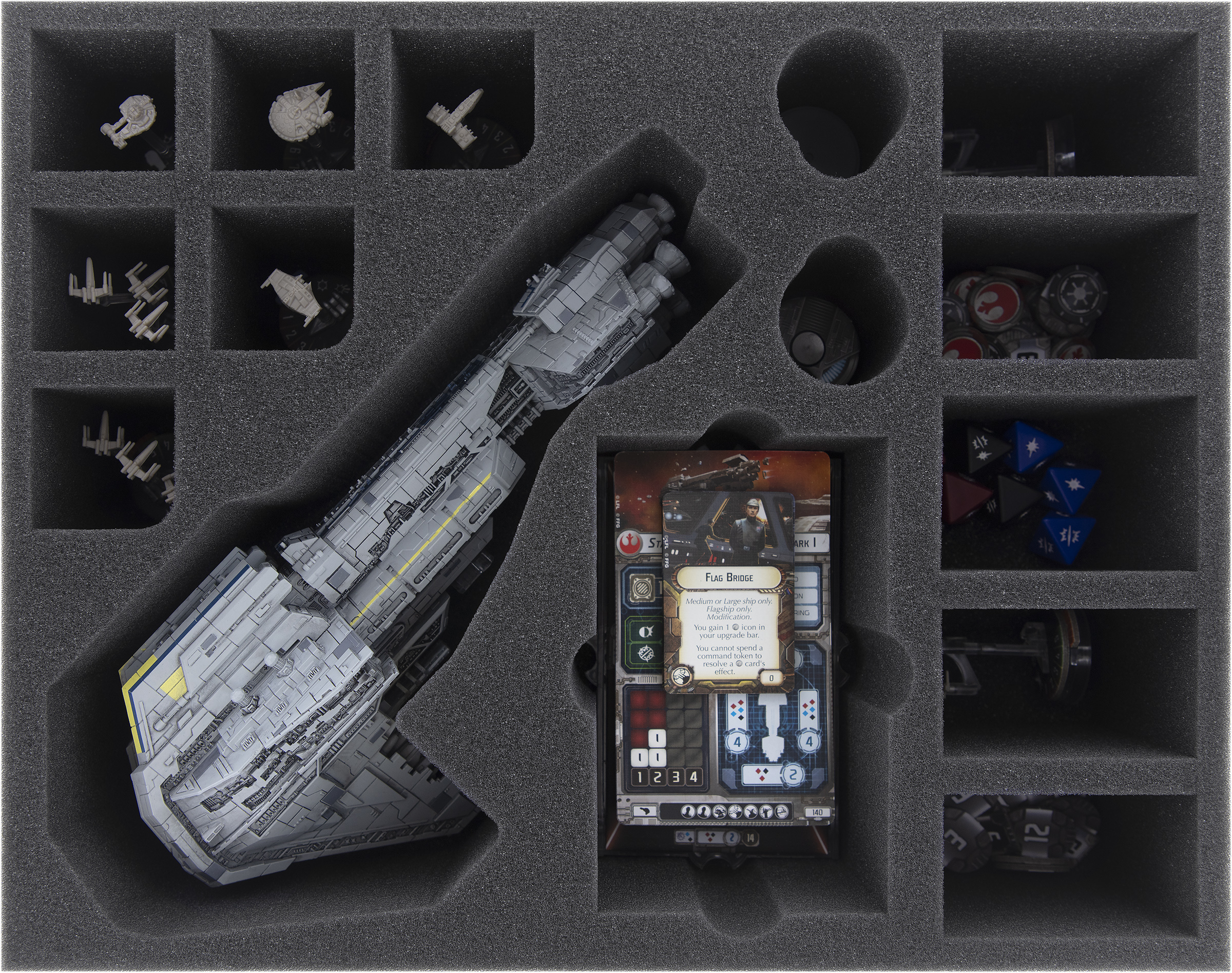 FELDHERR FOAM TRAY FOR STAR WARS ARMADA NADIRI STARHAWK Gaming