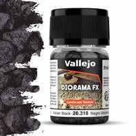 VALLEJO - DIORAMA FX LANDSCAPE TEXTURES VULCAN BLACK 35 ML 2-5MM